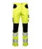 SPODNIE ROBOCZE DO PASA SOFTSHELL OCIEPLANE ODBLASKOWE SEVEN KINGS FLASH SKF009(Y) POLSTAR ŻÓŁTE
