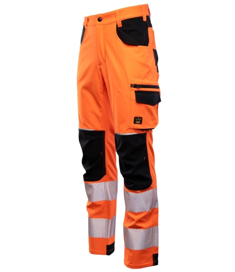 Polstar Seven Kings Flash SKF009(O) spodnie robocze do pasa softshell ocieplane odblaskowe