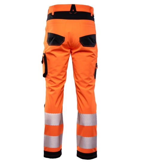 Polstar softshellowe spodnie do pasa odblaskowe ocieplane Seven Kings Flash SKF009(O)