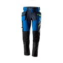 spodnie robocze do pasa FlexiWork 6940 Snickers Workwear niebiesko-granatowe