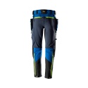 Snickers Workwear 6940 spodnie robocze do pasa FlexiWork niebiesko-granatowe