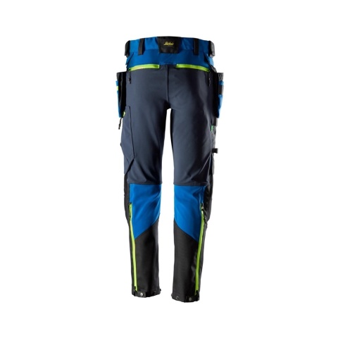 Snickers Workwear 6940 spodnie robocze do pasa FlexiWork niebiesko-granatowe