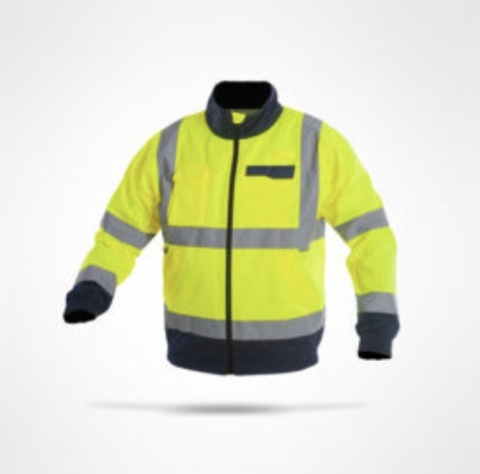 OUTLET BLUZA ROBOCZA Z PASAMI ODBLASKOWYMI DROGOWIEC SARA WORKWEAR ŻÓŁTA 64