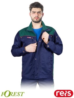 bluza robocza Forest Reis granatowo-zielona