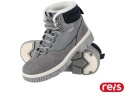 buty robocze ocieplane damskie LIVIGNO Reis szaro-granatowe