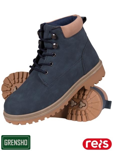 buty robocze damskie HORTEN Reis granatowe