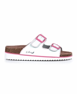 klapki damskie korkowe Juno White G3301 Ardon