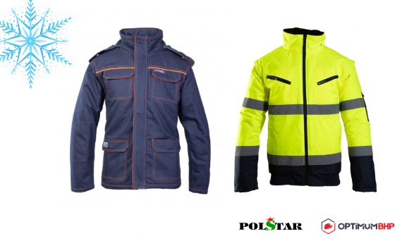 Kurtki robocze na zimę 2023/2024 Polstar – propozycje na ciepłą odzież wierzchnią oferowane przez sklep Optimum BHP!