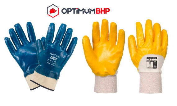Rękawice robocze olejoodporne – czym charakteryzują się rękawice do pracy w zaolejonym środowisku polecane przez sklep Optimum BHP?