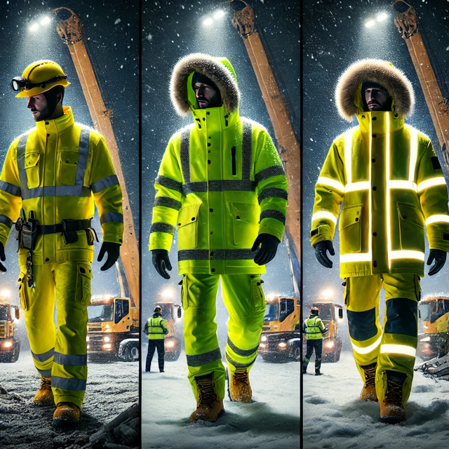 Extreme Visibility and Cold Protection for Road Safety Teams: Portwest S426 7-in-1 Jacket, S598 Trousers and A450 Waterproof Gloves