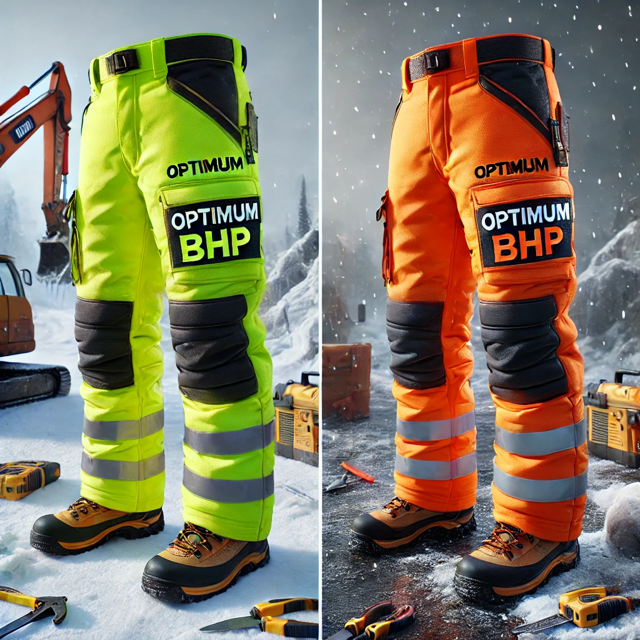 Spodnie robocze zimowe z logo – ochrona przed zimnem i profesjonalny wizerunek marki