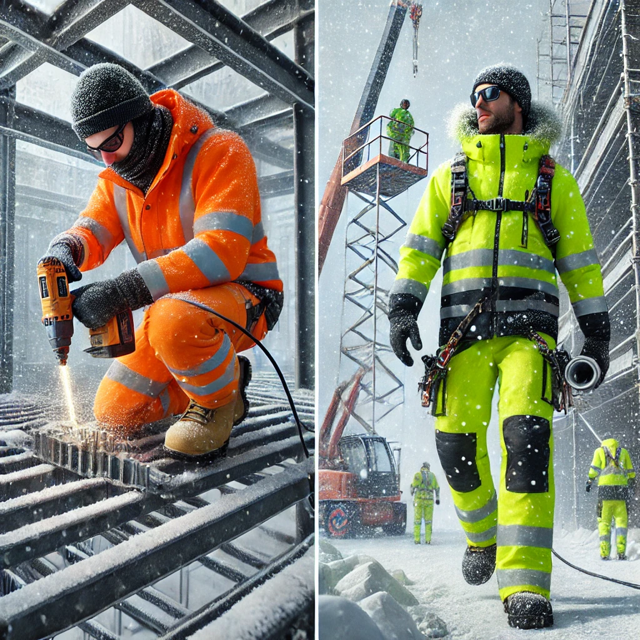 Kurtki robocze ocieplane 2w1 dla budownictwa: Ardon Howard H8135, CXS Canis Georgia, Portwest C468