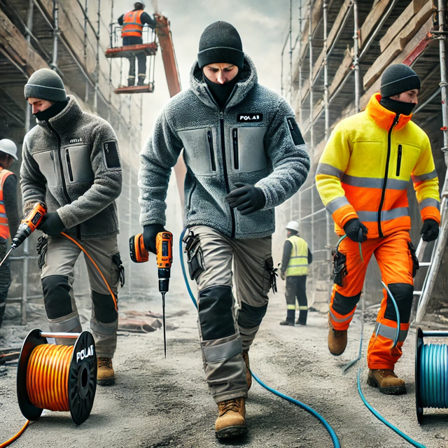 Porównanie polarów roboczych Portwest F205 Aran, F285 Windproof i F401 City – klasyka, ochrona przed wiatrem i gruba izolacja