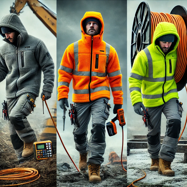 Porównanie polarów roboczych Portwest FR30, FR31 i EC70 – ochrona przed ogniem i widoczność