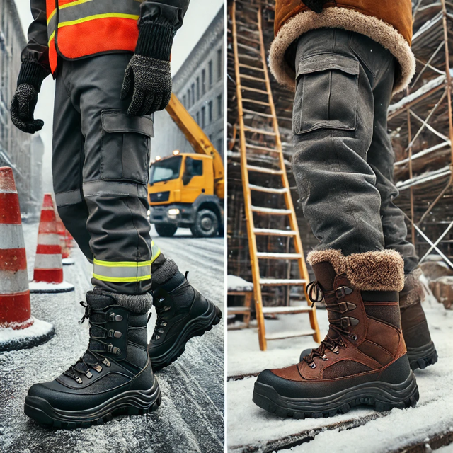 Porównanie butów roboczych ocieplanych S3: Exena Toronto, Solid Gear Talus GTX High i Delta Plus Jumper3 Fur