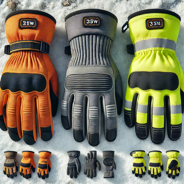 Porównanie rękawic roboczych ocieplanych: Polstar Covent Frost, Urgent 1020, Procera X-Alpin, Delta Plus Apollon Winter VV735