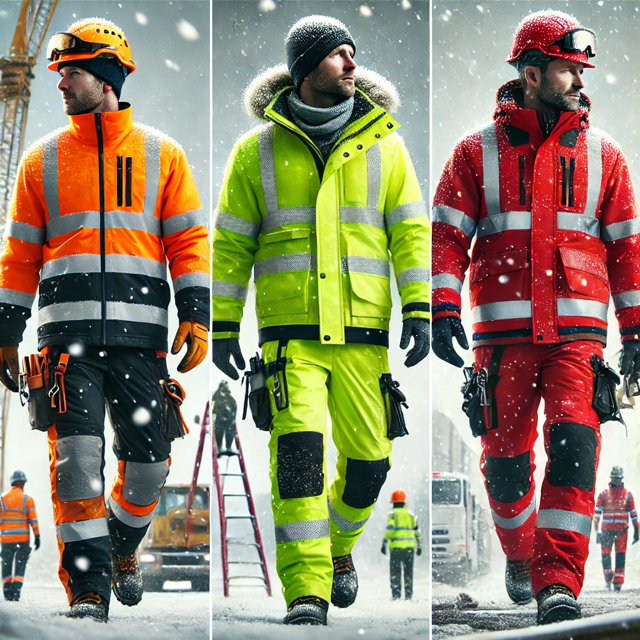 Zimowa odzież CXS Canis dla ekip utrzymania poboczy i wałów śniegowych — bezpieczeństwo poza jezdnią, ale w polu widzenia kierowców