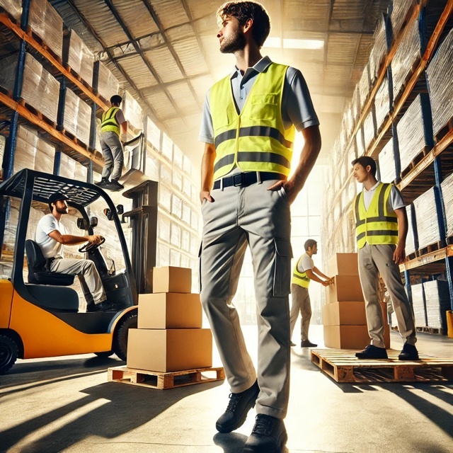 📦🚜 Odzież robocza ze średniej półki dla pracowników logistycznych i operatorów wózków widłowych – trwałość, komfort i funkcjonalność na co dzień