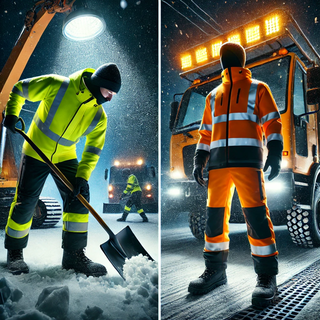 Odzież robocza zimowa dla drogowców i ekip utrzymania ruchu z hurtowni BHP – widoczność, ochrona i komfort podczas pracy w mrozie