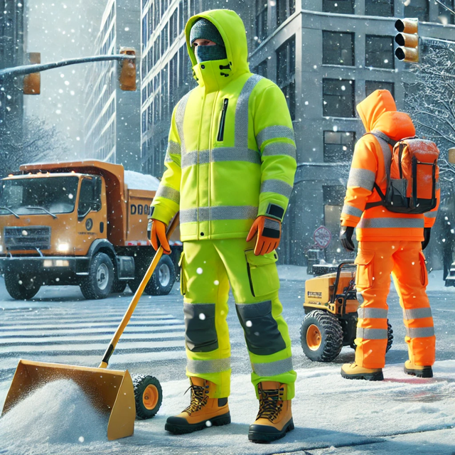 Zimowa odzież CXS Canis dla operatorów solarek i pługów — komfort w kabinie i ochrona na zewnątrz