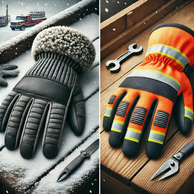 Porównanie rękawic roboczych ocieplanych: Procera X-FRIGO, Portwest A143, Verken ClassicWint