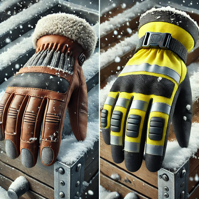 Porównanie rękawic roboczych ocieplanych powlekanych: Procera X-FRIGO, Delta Plus Apollon Winter VV735 i Verken ClassicWint