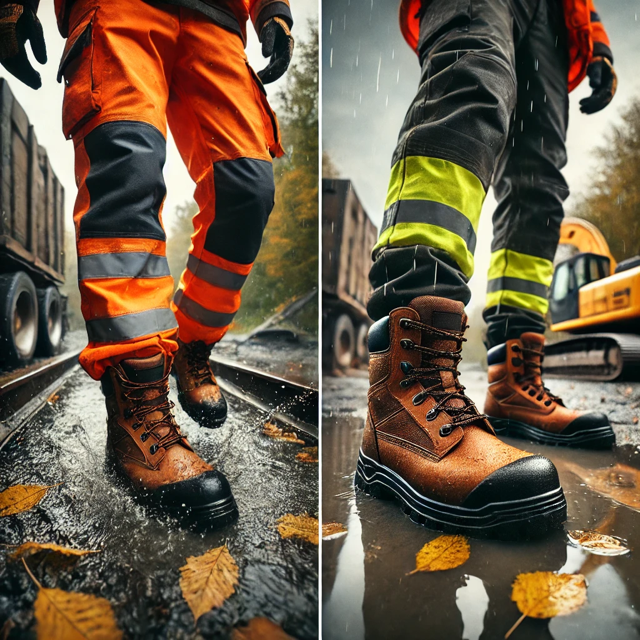 Safety shoes and accessories with Portwest autumn workwear