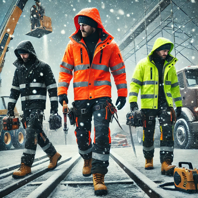 Premium Insulated Workwear for Railway Station & Ground Staff – High-Performance Winter Protection for Passenger Service Teams