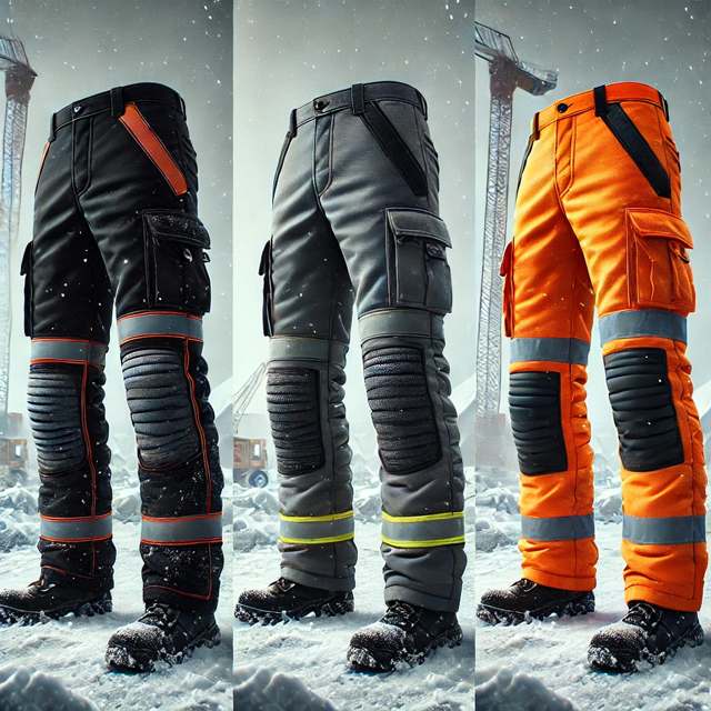 Porównanie spodni roboczych ocieplanych Polstar: Softshell Seven Kings Rival vs Topaz vs ProfFlam Antistatic