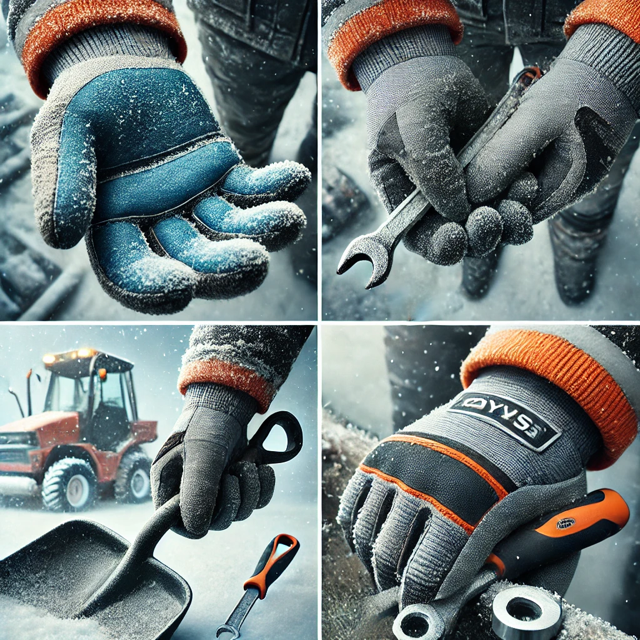REIS Winter Gloves for Warehouse Order Picking, Ramp Operations and Cold Logistics: RLCS WINTER vs. DEEPBLUE WIN vs. NORTEX