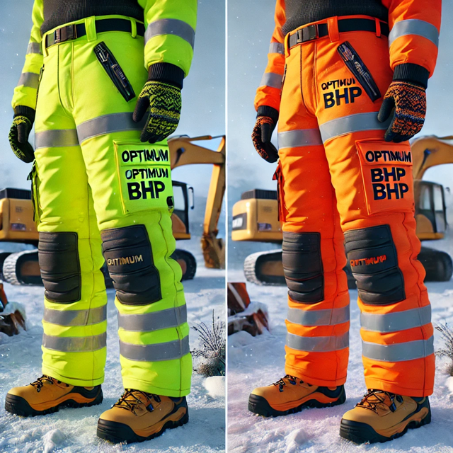 Spodnie robocze zimowe z logo w sklepie BHP – komfort cieplny i profesjonalny wizerunek w jednym