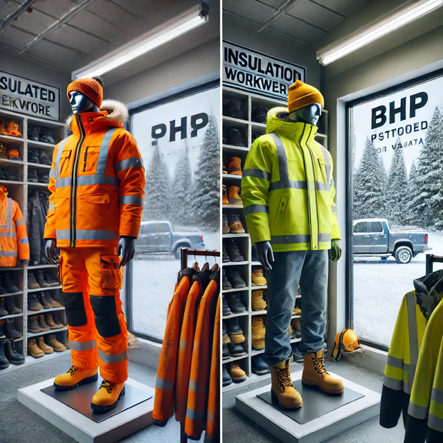 Zimowa odzież robocza z hurtowni BHP – jak dobrać kurtki, spodnie i polary do warunków pogodowych