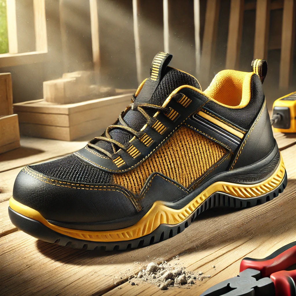 Budget S1P Safety Shoes for EU Printing and Packaging Line Workers: Lightweight, Breathable and Slip-Resistant Protection