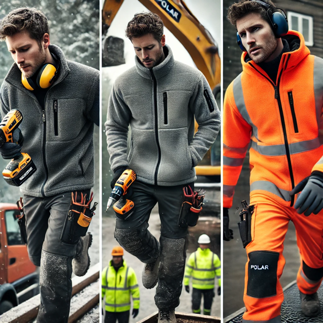 High-Visibility Polstar Fleeces Compared: BRIXTON FLASH Yellow vs BRIXTON FLASH Orange vs BENEFIT FOGG 320G