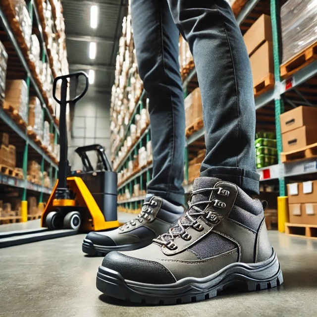 Buty robocze premium dla pracowników branży logistycznej i magazynowej – komfort i niezawodność przez cały dzień pracy