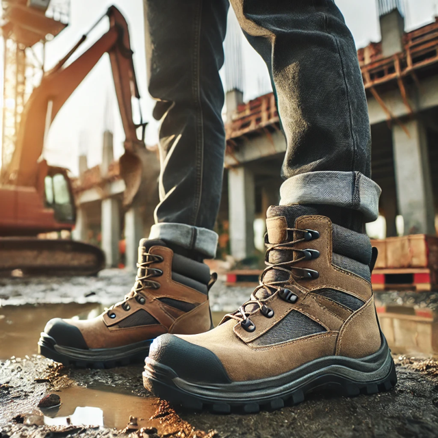 Buty robocze ze średniej półki dla pracowników branży budowlanej – wygoda i trwałość na wymagającym terenie