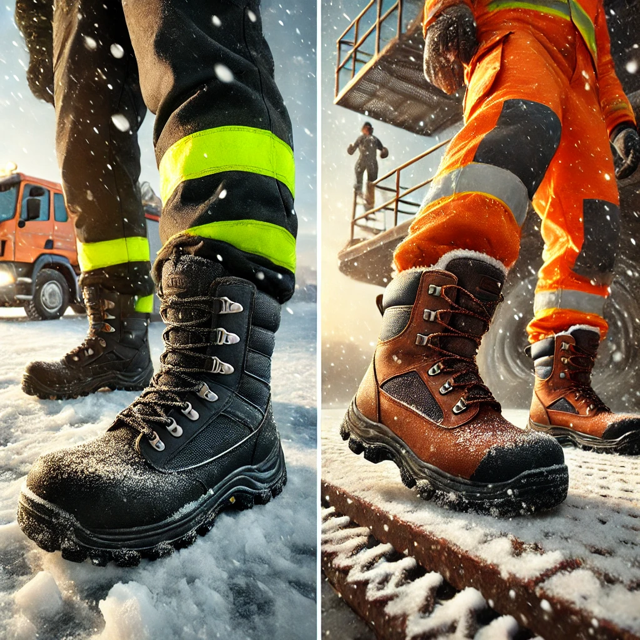 Vergleich: Winter-Sicherheitsstiefel S3 – VM Footwear Wellington, CXS Canis Stone Apatit Winter, Lahti Pro L30122