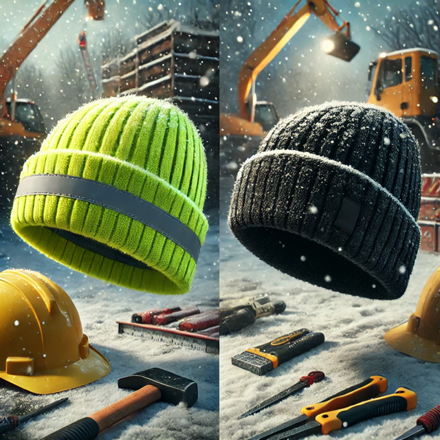 Porównanie zimowych czapek ocieplanych REIS — CZVIS, czapka zimowa z latarką LED, model CZREFLECT-S