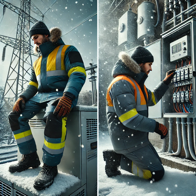 Zimowy zestaw Procera dla elektryków – ciepło, widoczność i bezpieczeństwo przy pracy z instalacjami