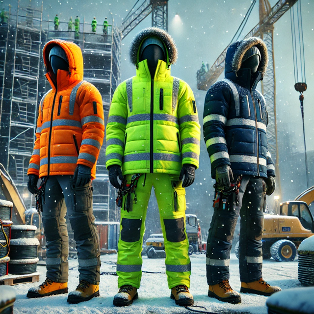 3-in-1 Hi-Vis Arbeitsjacken für maximale Sichtbarkeit und Sicherheit auf Baustellen
