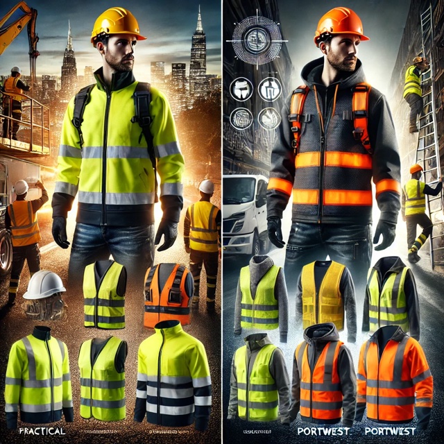 Odzież robocza odblaskowa Sara Workwear vs Portwest – która marka lepsza?