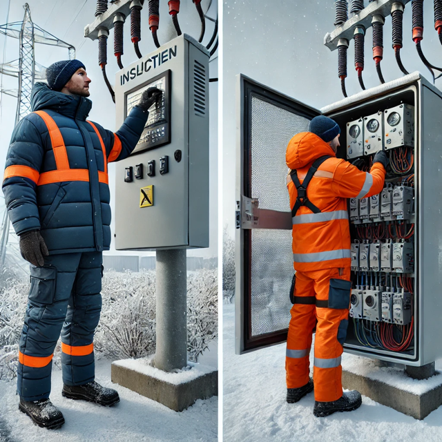 Zestaw Polstar dla elektryka – bezpieczna odzież ocieplana na zimę