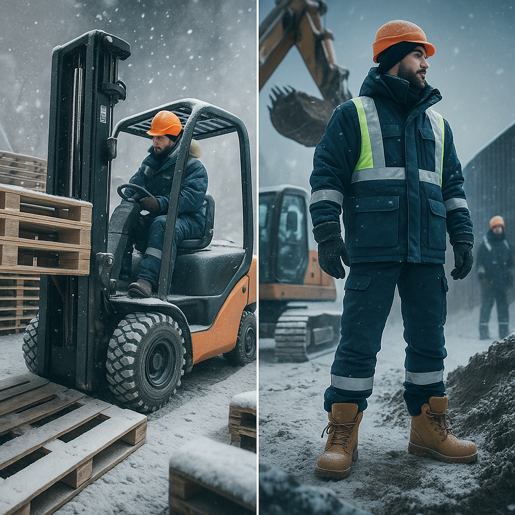 Zimowy zestaw Procera dla operatorów wózków widłowych – wygoda, bezpieczeństwo i ciepło w pracy na zewnątrz